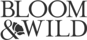 bloom and wild logo in black