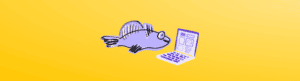 purple fish graphic