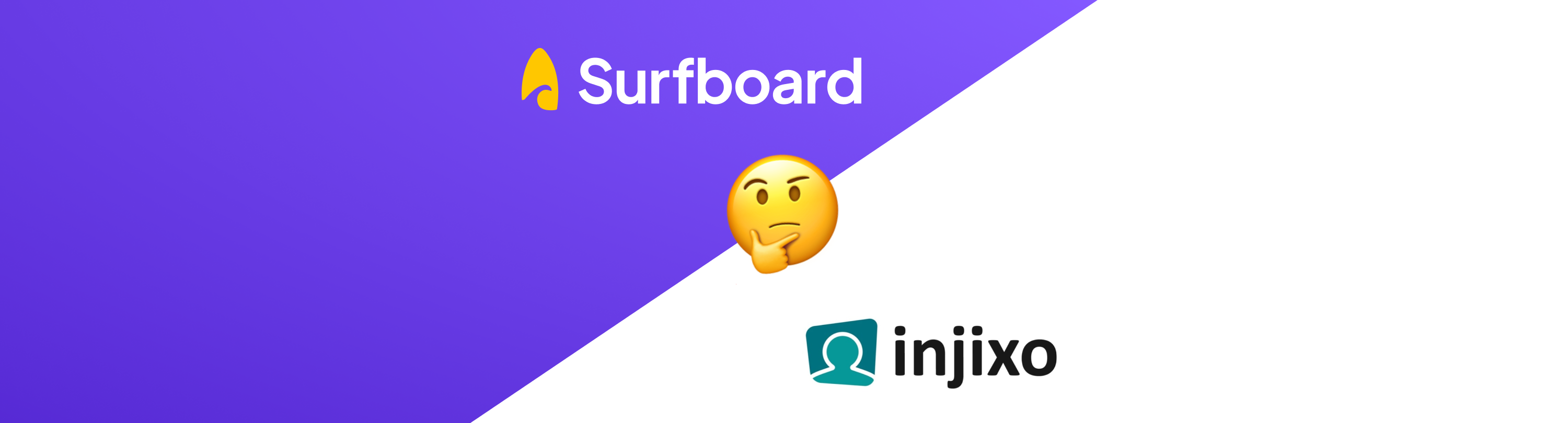 Surfboard and Injixo logos