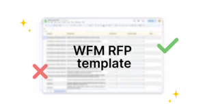 WFM RFP spreadsheet template